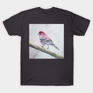 House Finch Bird Painting T-Shirt